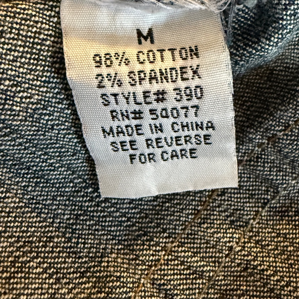 CAbi Artsy Jean Jacket with snap closures and unique Vintage Buttons Size M - Picture 9 of 13